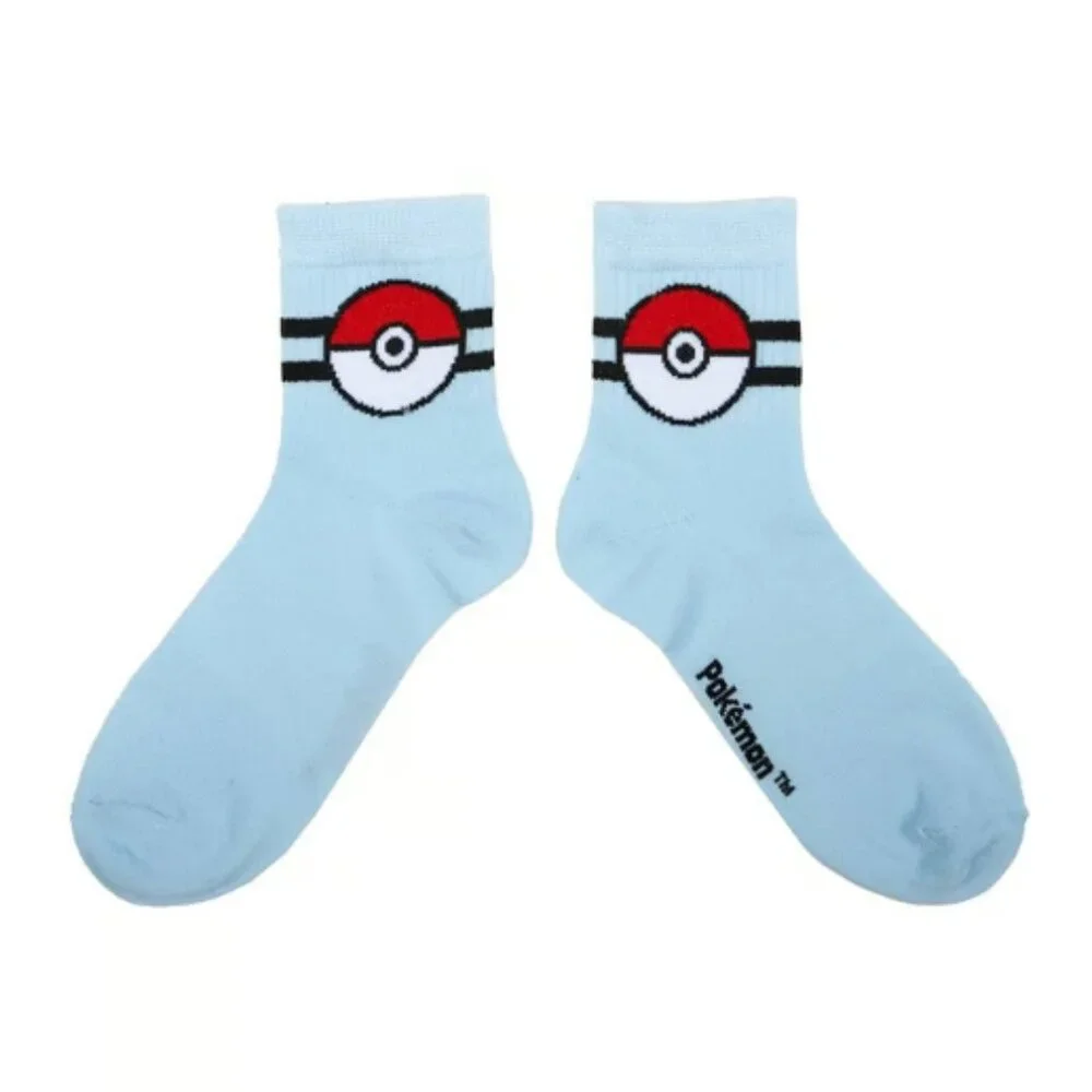 Pokémon 3 Pair Adult Quarter Crew Sock Set